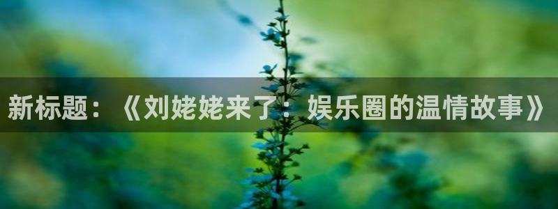 星欧娱乐平台最新版本下载：新标题：《刘姥姥来了：娱乐圈的温情故事》